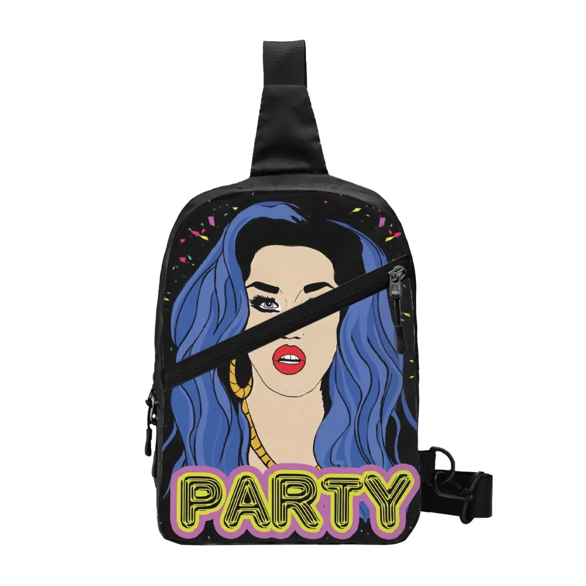 

Adore Delano Wants To Party Chest Bag Drag Queen Casual Shoulder Bags Men Designer Running Travel Small Bag