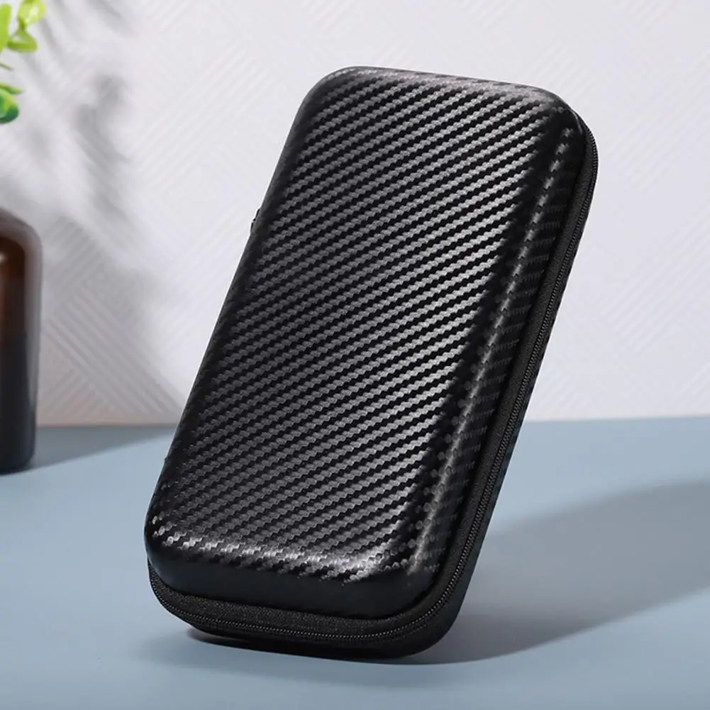 

HDD Storage Box Convenient Hardness Shell Mesh Pocket Household Products HDD Protective Box Headphone Storage Bag