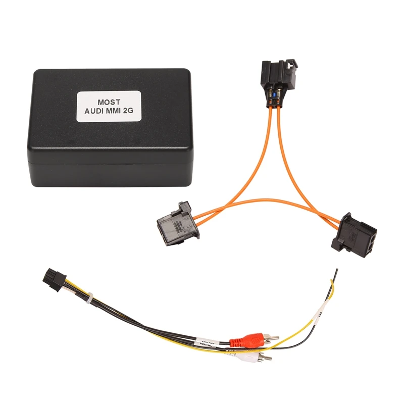 Для-A6 A7 A8 Q7 2005-2009 AUX автомобильный волоконно-оптический декодер коробка усилитель