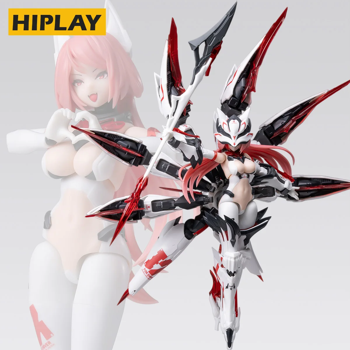 Фото HIPLAY E-Model x SOSKILL A.T.K. Набор для сборки модели девушки-лисицы Дай с девятью хвостами в масштабе 1/12 №3