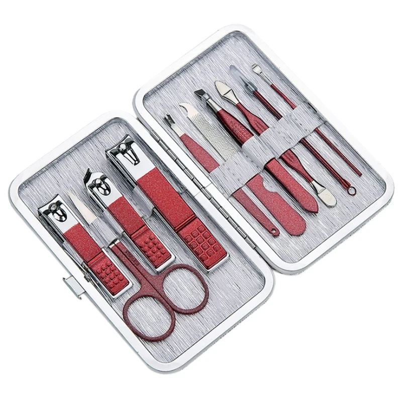 

10Pcs Stainless Steel Nail Clippers Nail Clippers Manicure Manicure Tool Set