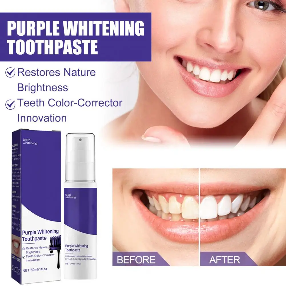 

Helpful Teeth Mousse Freshing Breath Decompose Pigment Spots Effective Brightening Oral Cleaning Toothpaste