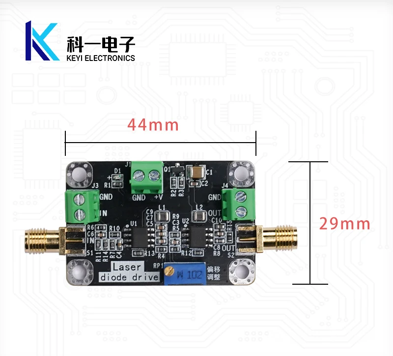 Модуль привода выбросов волоконно-лазера сигнал фотодиодного платы