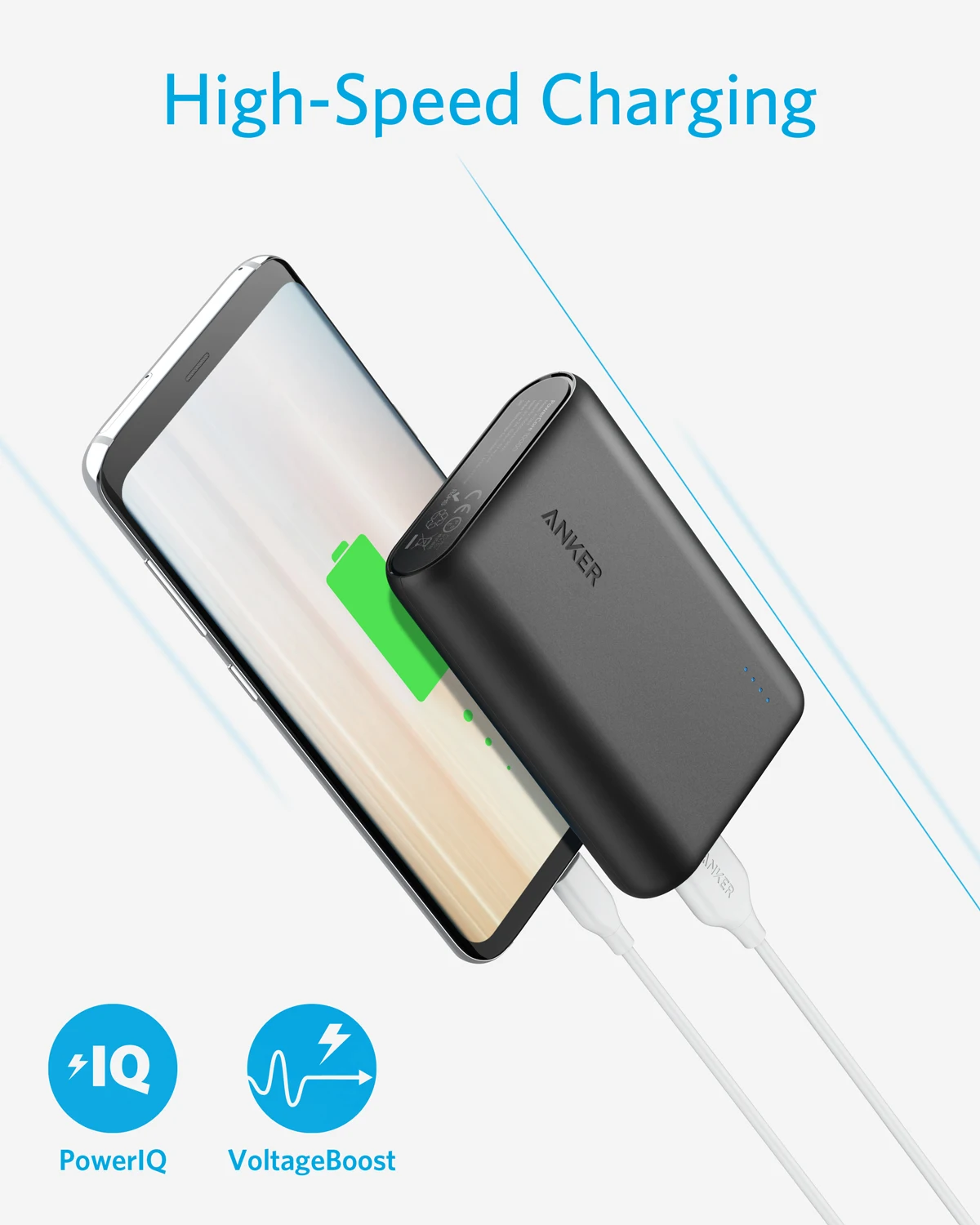 Anker power bank PowerCore 10000 portable charger 10000mAh Ultra-Compact Battery Pack external battery for xiaomi for iPhone