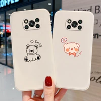 redmi note 10 pro case for xiaomi poco f3 case cute cartoon bear phone case for xiaomi redmi 10 9 9c note 9 8 pro 10s 9s covers