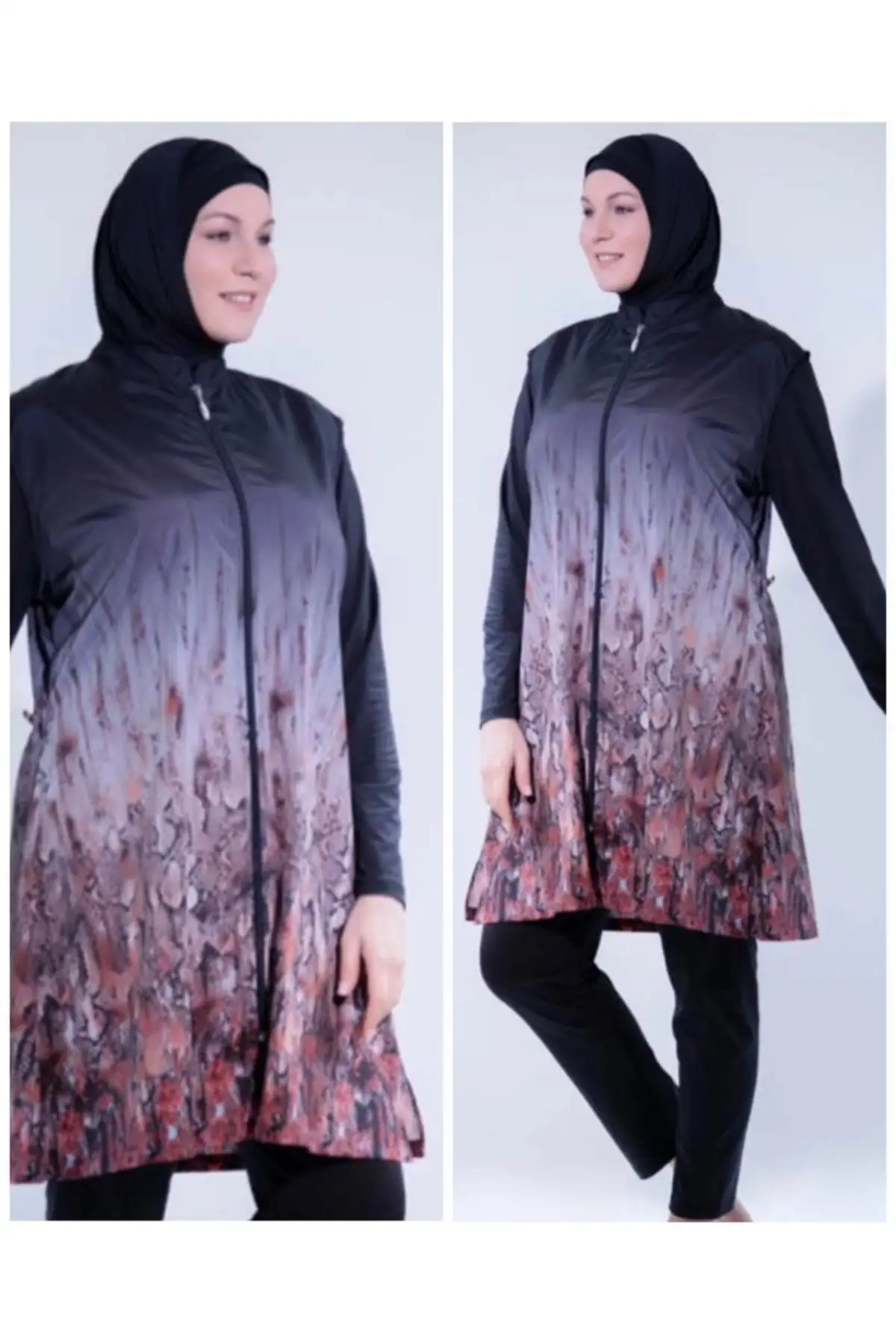 

Новые мусульманские купальники из Буркини, скромная летняя одежда, купальный хиджаб с длинным рукавом, спортивный Мусульманский купальник,...