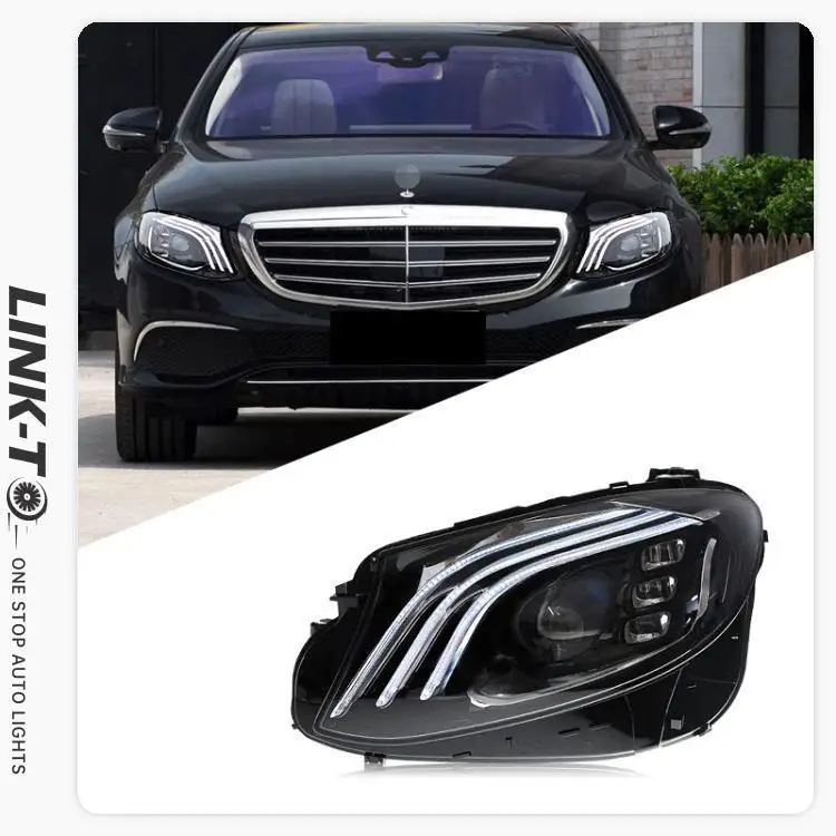 

Car Lights LINK-TO For Mercedes-Benz E-class 2016-2020 W213 Headlight Assembly E200 Modified S-class Maybach Full LED Headlights