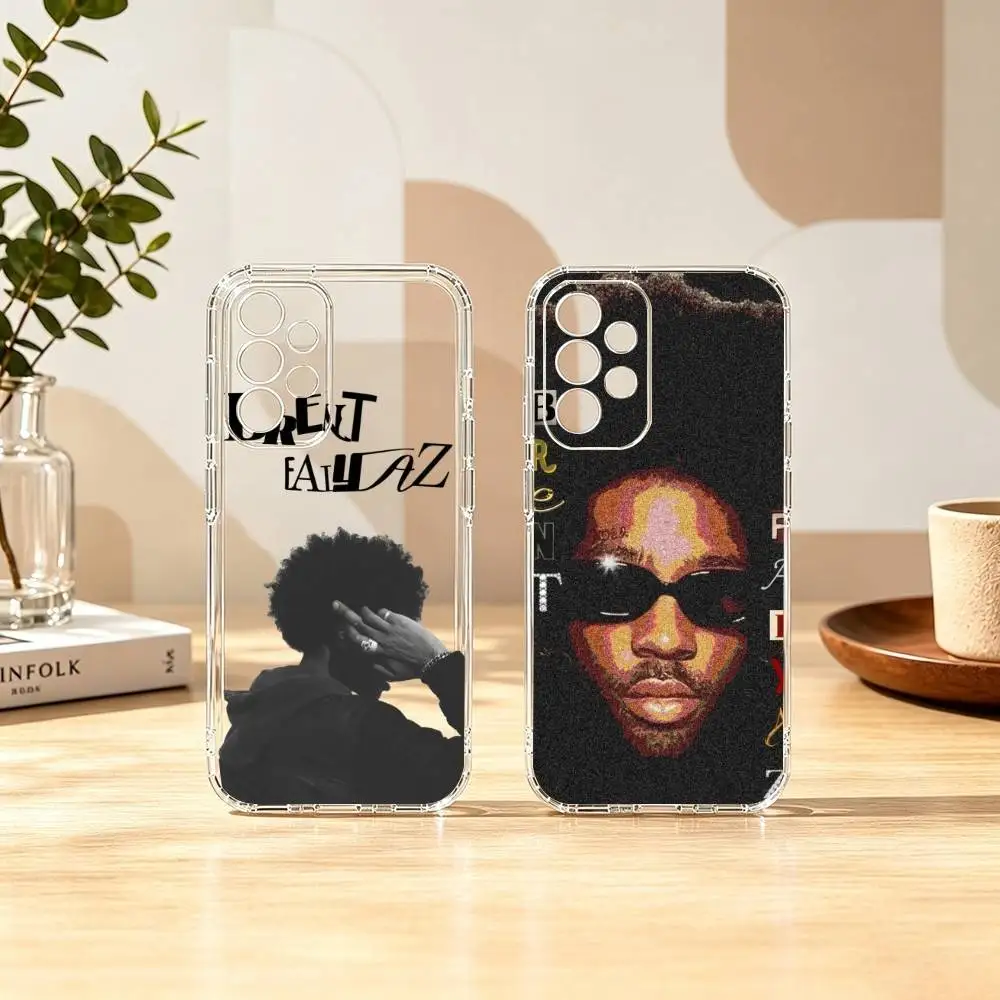 Фото Чехол для телефона Singer B-Brent Faiyaz, прозрачный, силиконовый, мягкий, для Samsung S25, S24, S21, S22, S23, S30, Ultra, S20, Plus, FE №1