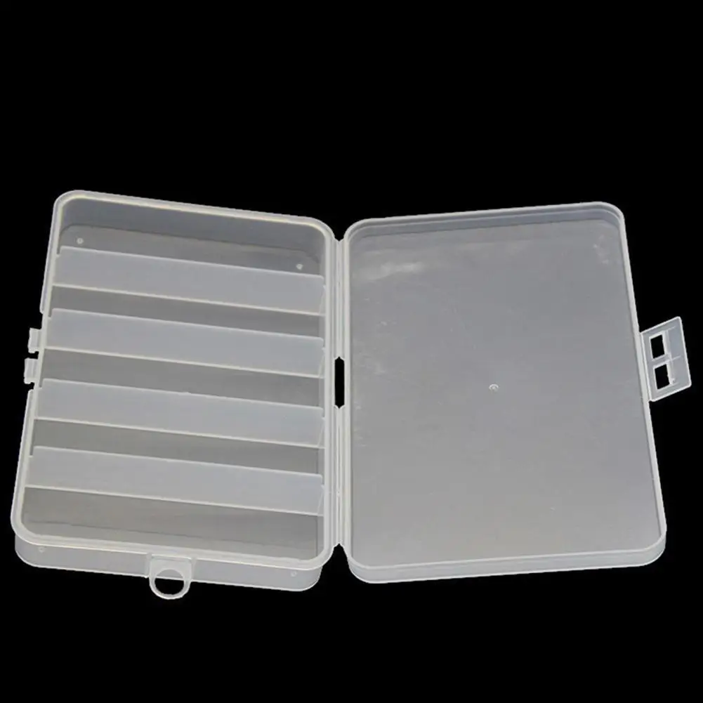 

Sturdy Practical Wear Resistant Fishing Lure Box Plastic Fishing Tackle Box 5 Grids Angling Accessories