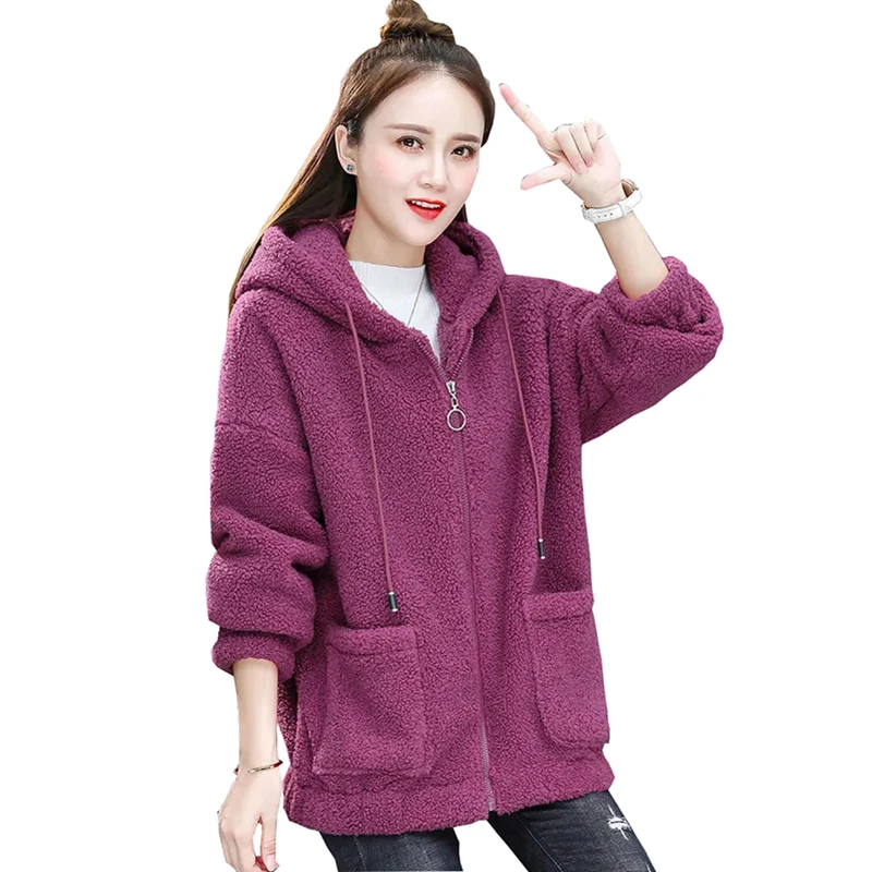 

2022 New Autumn Winter Cashmere Cardigan Short Jacket Lambswool Coat Women Jackets for Women Winter Clothes Women Coat Women