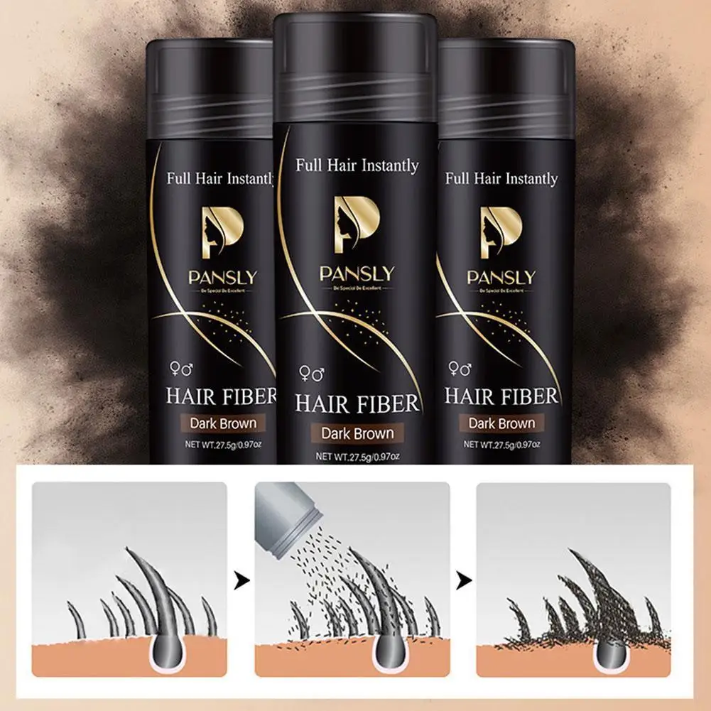

Оригинальный спрей для волос, 27,5 г, цветная пудра для выпадения волос, строящаяся искусственная густая пудра для роста волос, черный, коричн...
