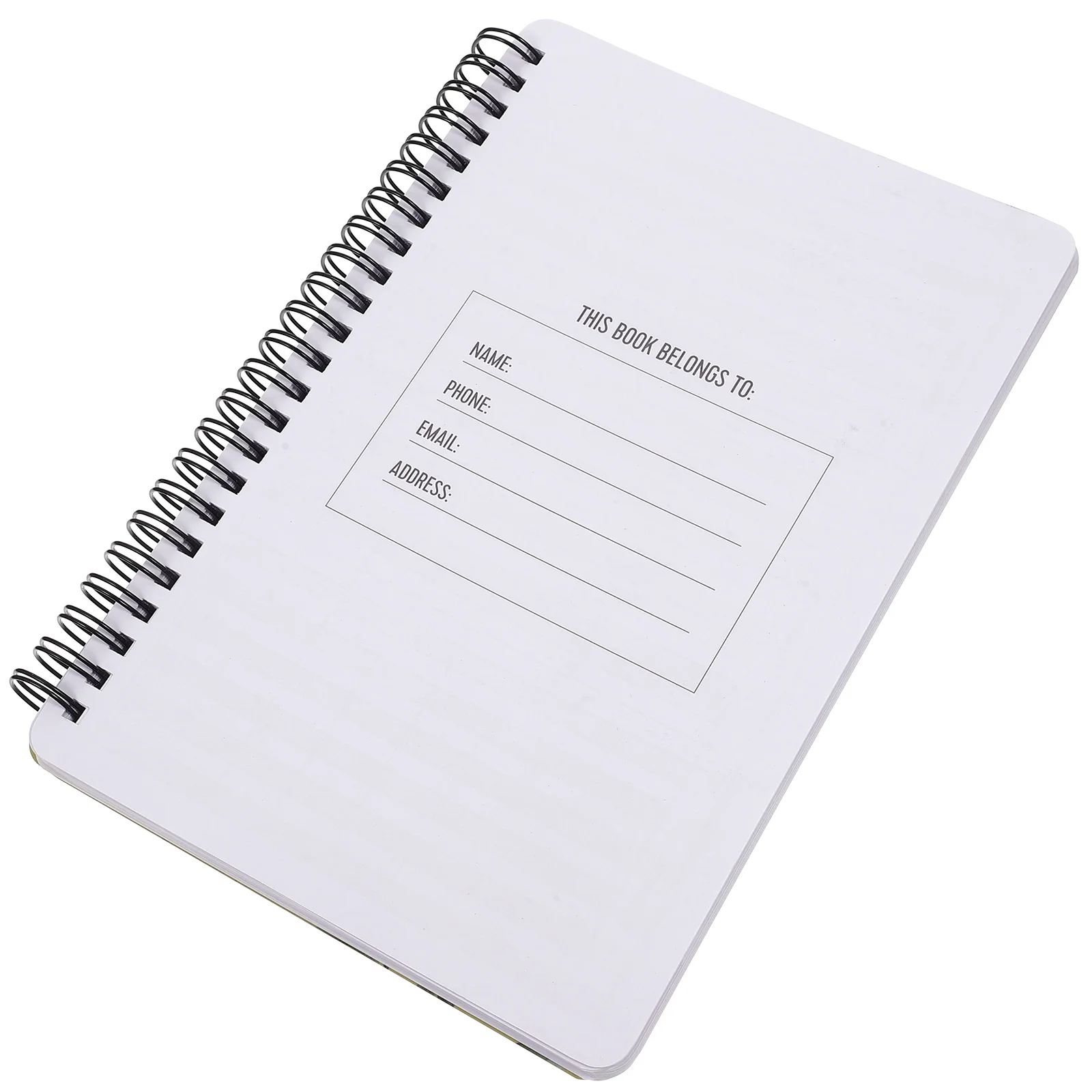 

Coil Business Notebook A5 Schedule Fitness Exercise Planning Notepad Portable Agenda Paper Planner Women Log Journal