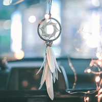 car rearview mirror pendant jewelry creative feather pendant jewelry braid dream catcher pendant jewelry car ornaments ornaments
