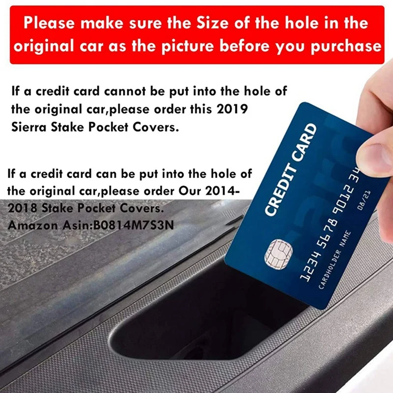 4X карманные чехлы на колпачки для кровати GMC Sierra Chevrolet Silverado 2019 2020 2021 черные