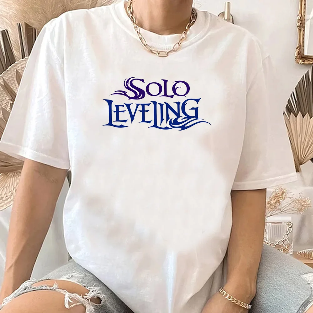 Женская футболка Solo Leveling модная классическая в стиле каваи 80-х годов Y2k