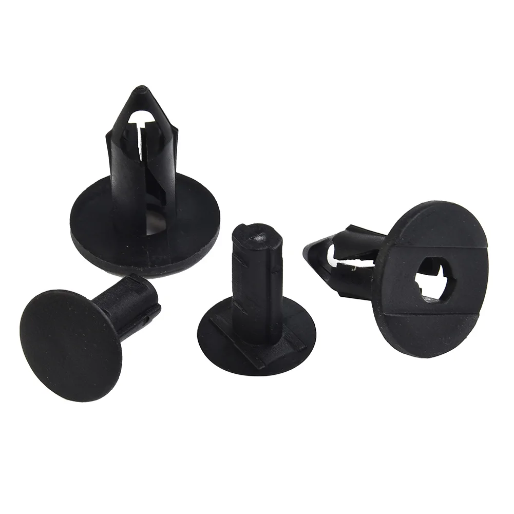 

50Pcs 8mm ATV UTV Car Shield Push Pin Rivet Retainer Clip For Panel Assortment Auto Fastener Black Nylon Clips