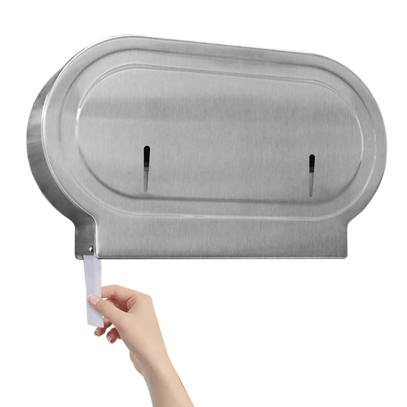

Drilling Mounted Tissue Toilet Paper Holder Dispenser Bathroom