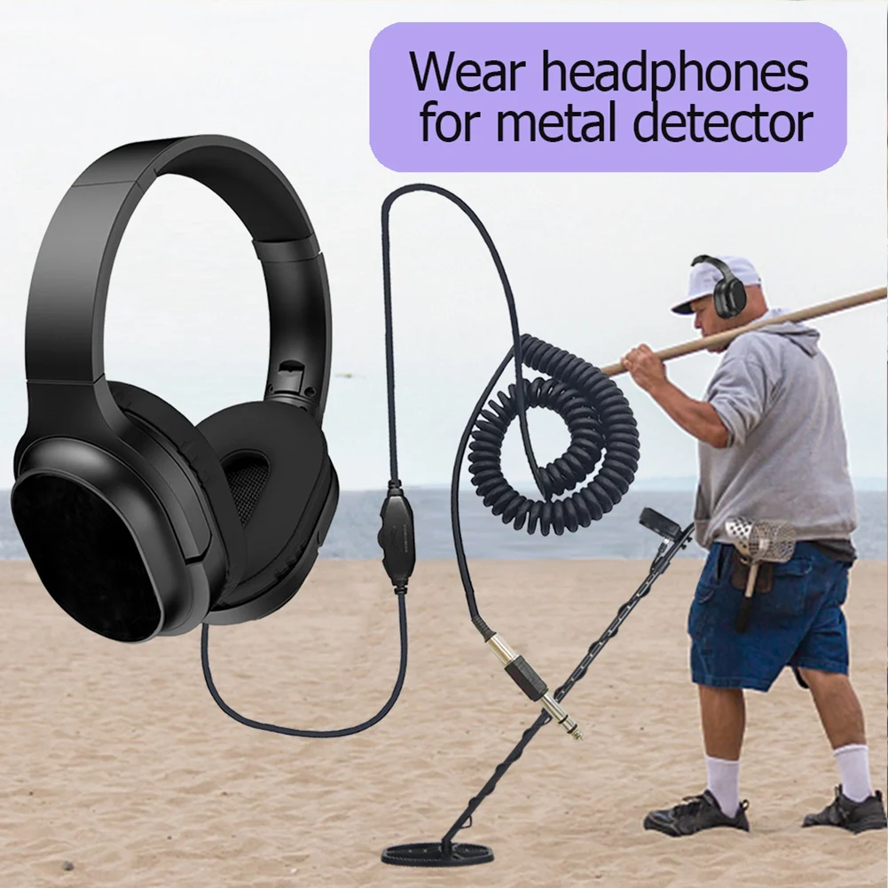 

Professional Metal Detector Headset Headphone for MD-6250 MD-6350 TX-850 MD-4030 MD-6350 MD-5090 MD-830 Earphones