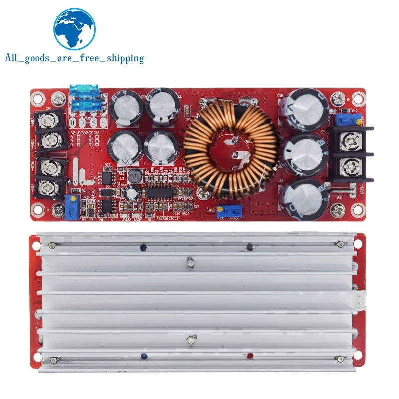 TZT 1200 Вт 20A DC преобразователь, Повышающий Модуль питания в 8-60V OUT 12-83V