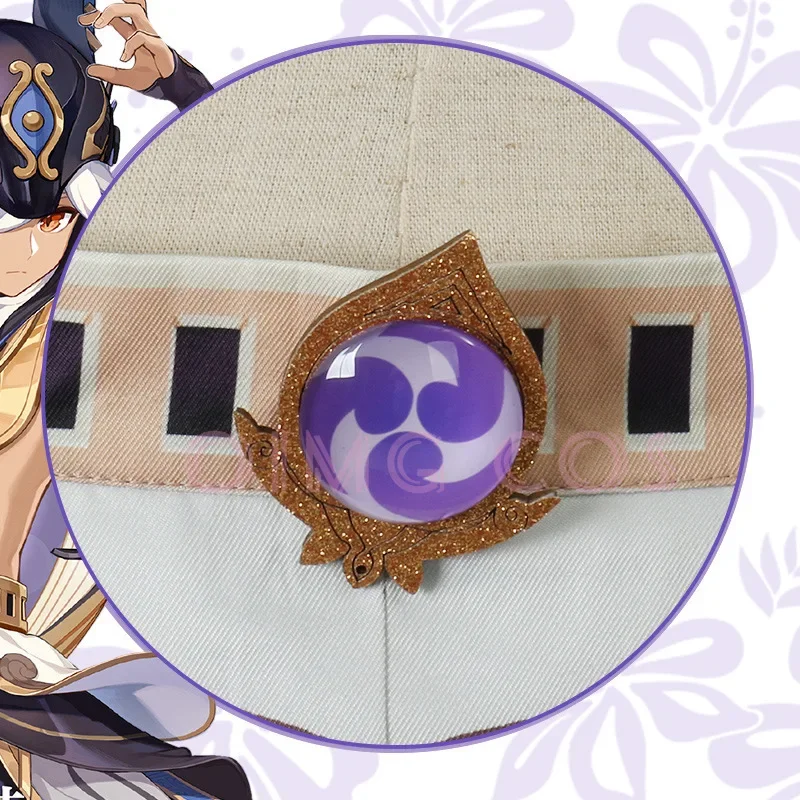 Костюм для косплея Genshin Impact Cyno Карнавальная форма парик Аниме Костюмы на Хэллоуин