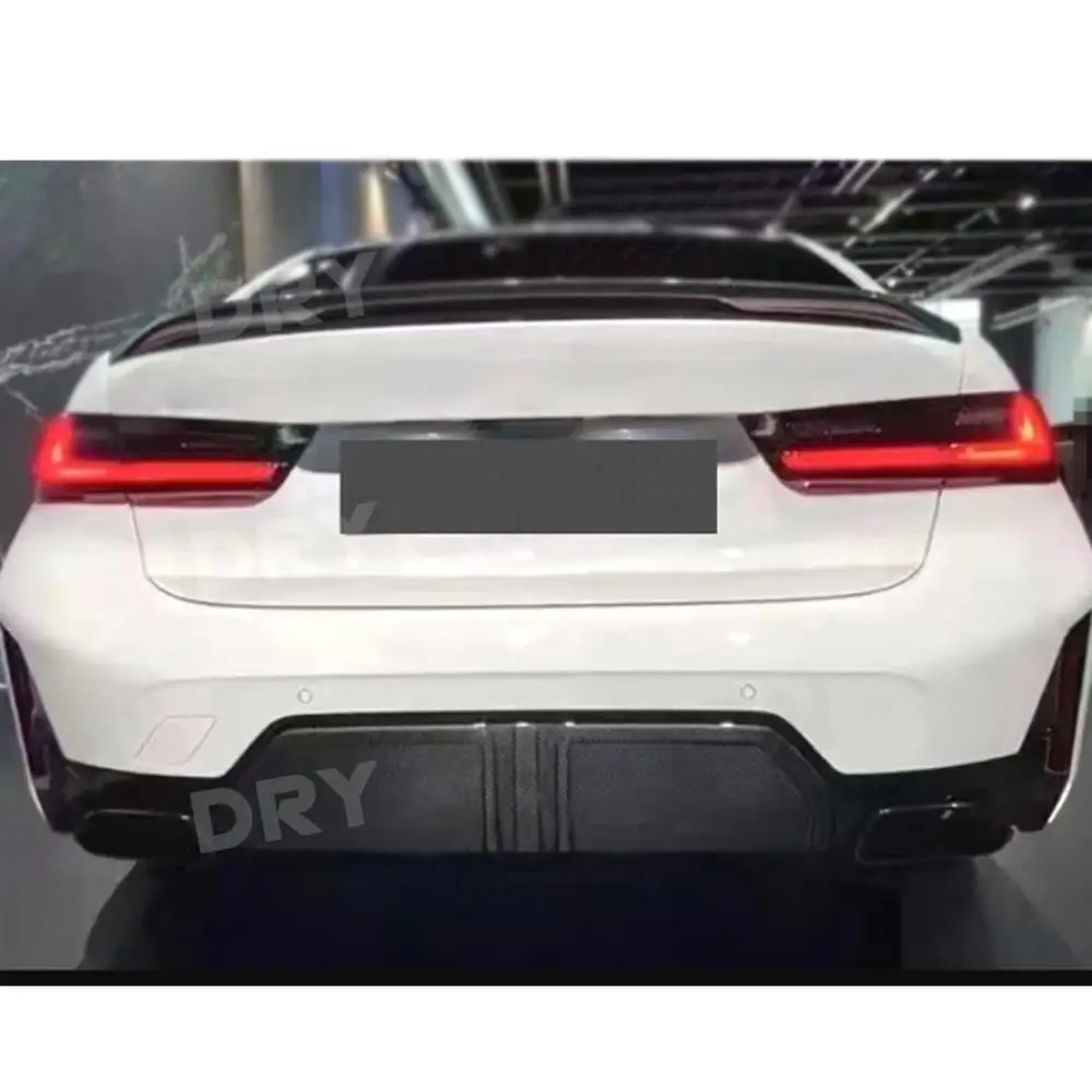 Задний бампер в стиле M диффузор спойлер насадки для выхлопных газов комплекты