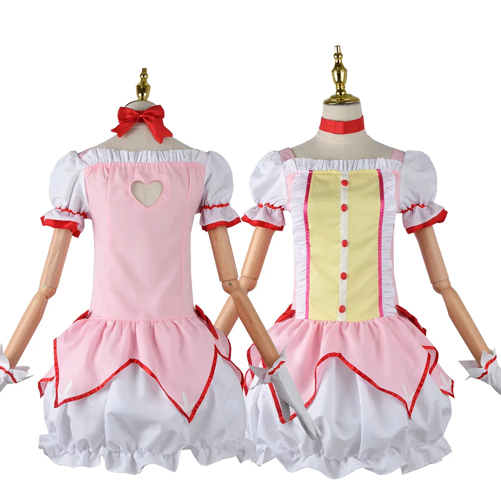 Женский костюм для косплея из аниме Puella Magi Madoka Magica Kaname Akemi Homura женское платье
