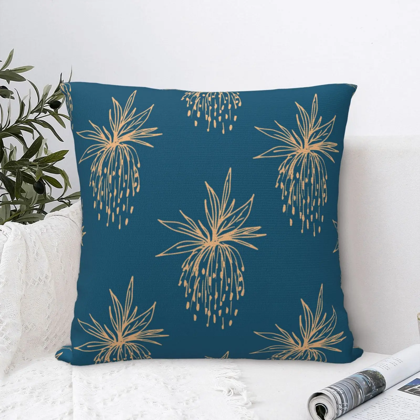 

Темно-синяя подушка в стиле Ins 2, чехол для подушки, Наволочки для подушки, декоративные подушки для спальни, для спальни