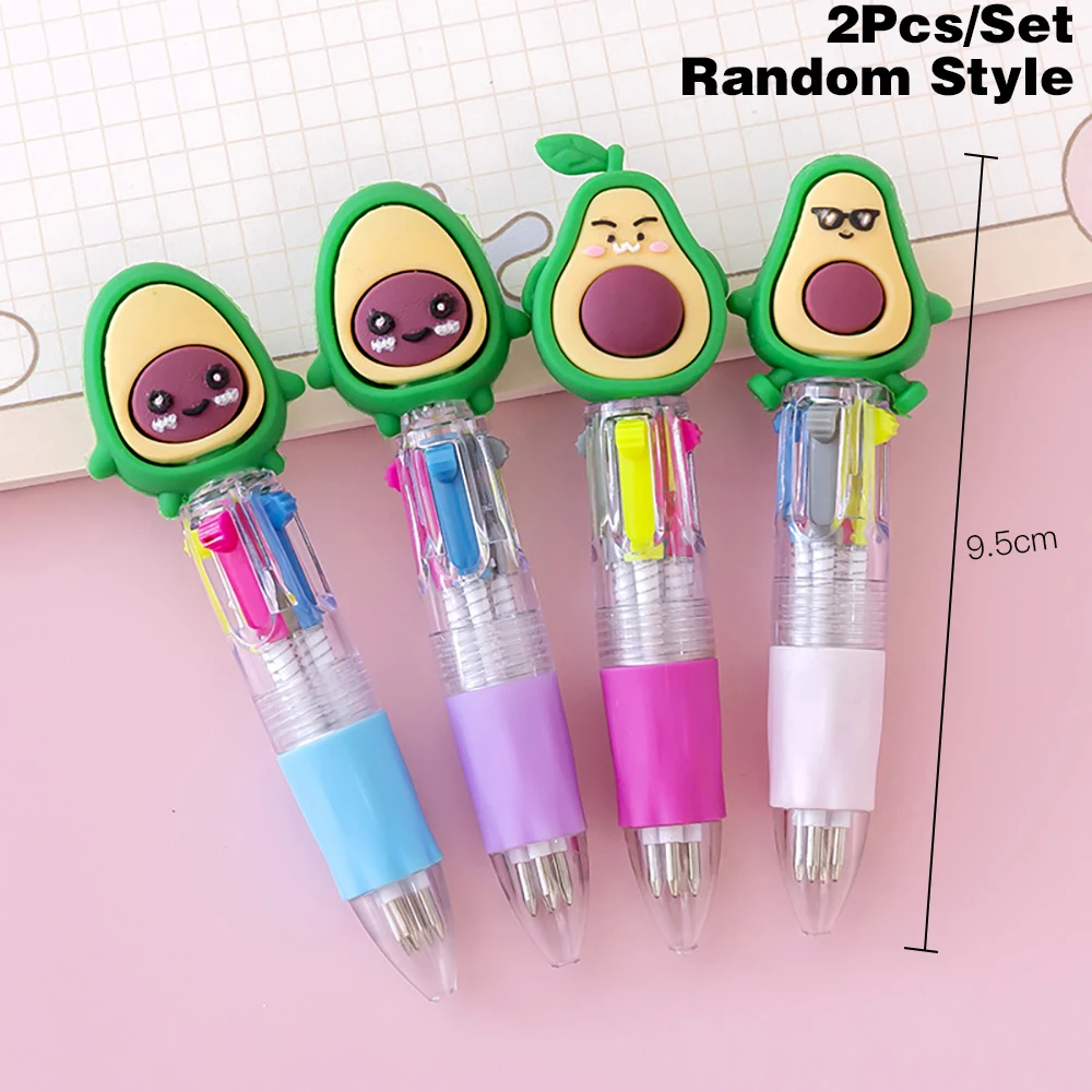 

Мини шариковые ручки с мультфильмами, 2 шт.