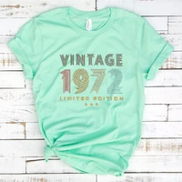 limited edition 1972 shirt vintage tshirt vintage 50th birthday tshirt v neck tank top long sleeve sweatshirt