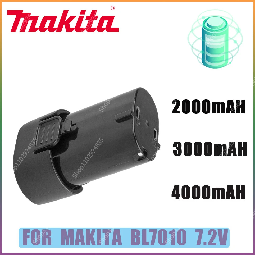

7.2V2000mah 3000Mah 4000mah BL7010 Li-Ion Battery Replacement For Makita 194355-4 TD020 TD020D TD020DS DF330D ML704 TD090D Tools