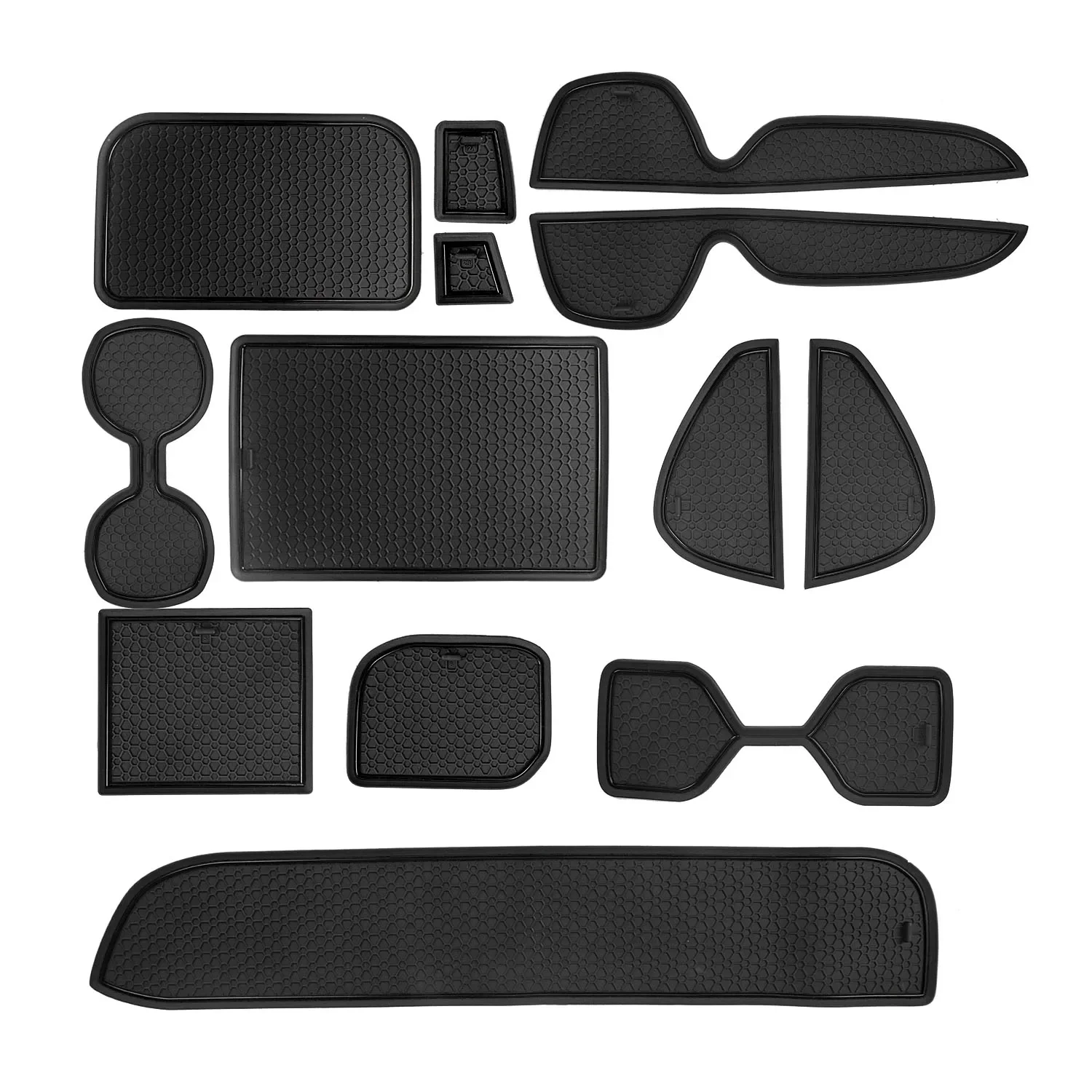 Для Toyota RAV4 коврики для автомобильных дверных слотов, нескользящие подушечки для автомобильных ворот, подстаканники, подставки 2019, 2020 2021 2022 2023 2024, противоскользящие LHD