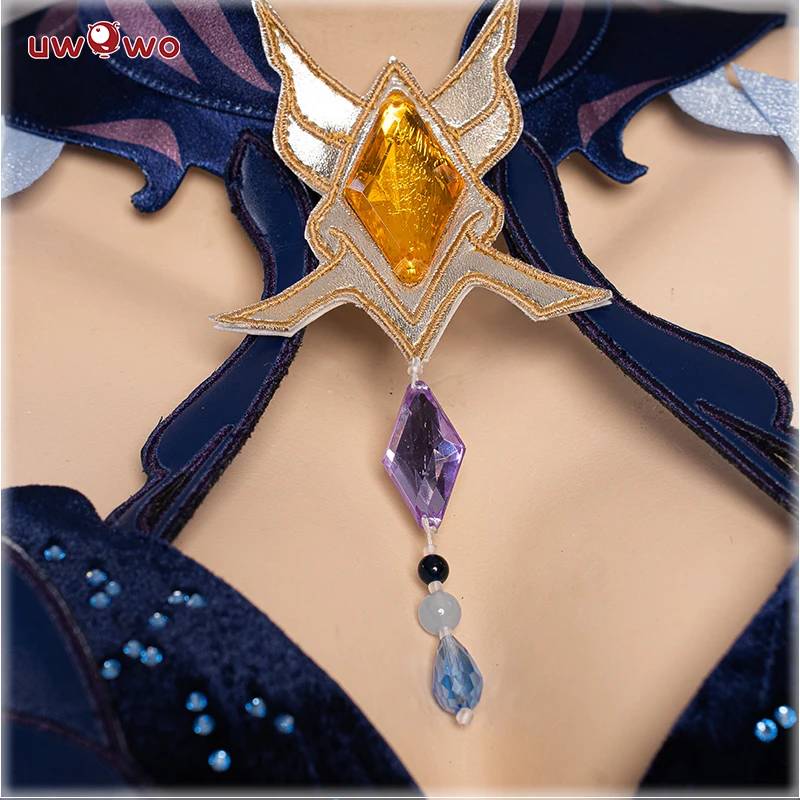PRE-SALE UWOWO игра Genshin влияние Косплей Ningguang костюм Ning Guang косплей платье Latern Rite