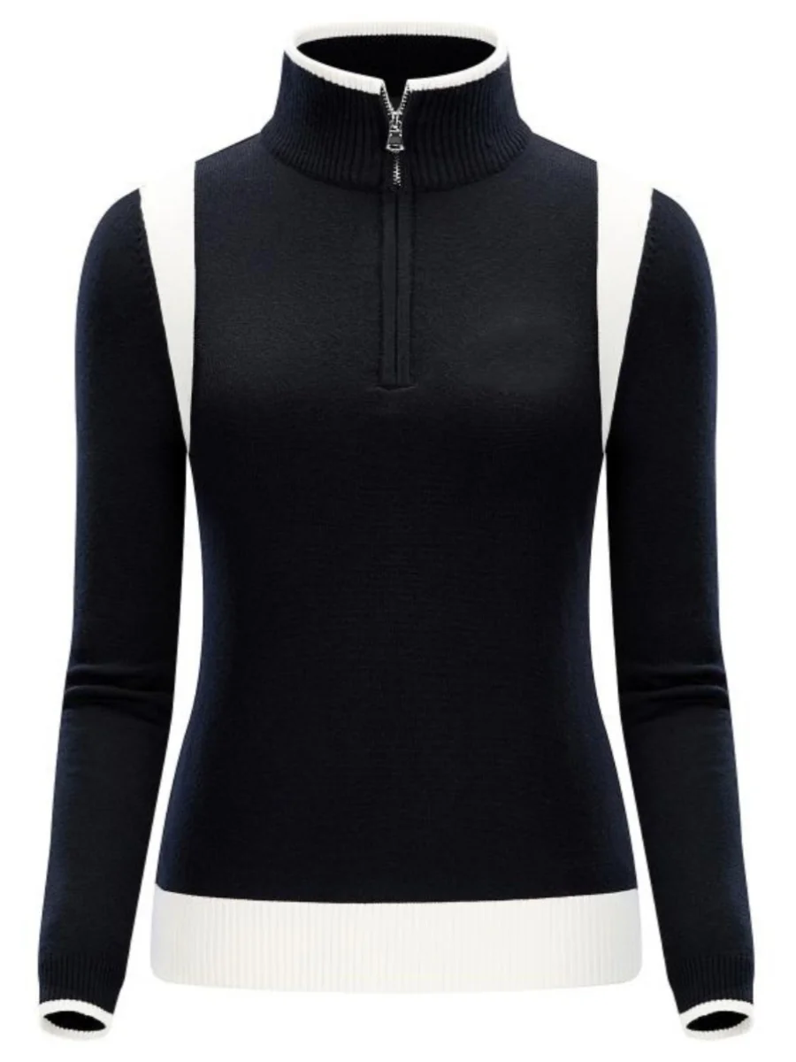 

Женское трикотажное пальто на молнии, с длинным рукавом и воротником-стойкой