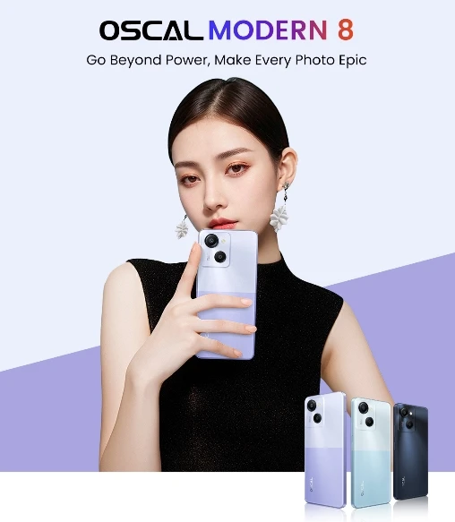 Смартфон OSCAL Modern 8 8/128ГБ 8/256ГБ