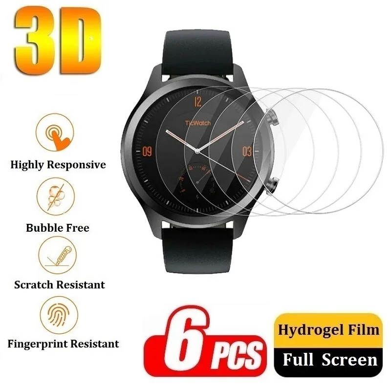

Protective Film on Ticwatch C2 Plus Screen Protector for Ticwatch E3 E2 E S2 S (Not Glass) Hydrogel Film Foil