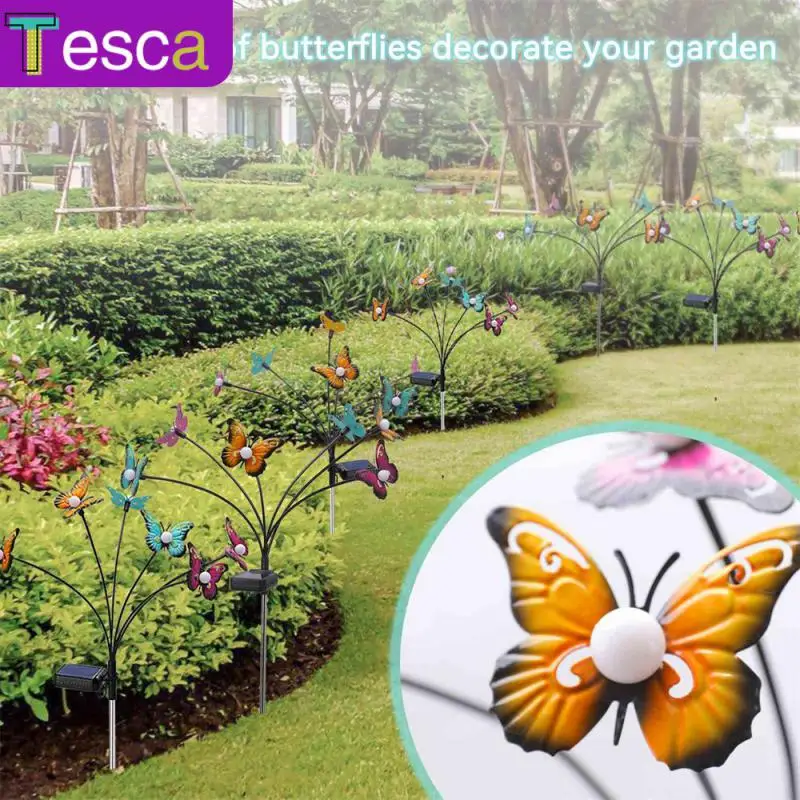 

New Year Christmas Led Solar Lamp 2023 Ip65 Firefly Lamp New Garden Decoration Floor Plug Lamp Lighting Tool Outdoor Lawn Home
