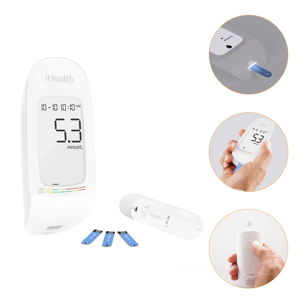 

1 комплект, портативный глюкометр для измерения уровня сахара в крови