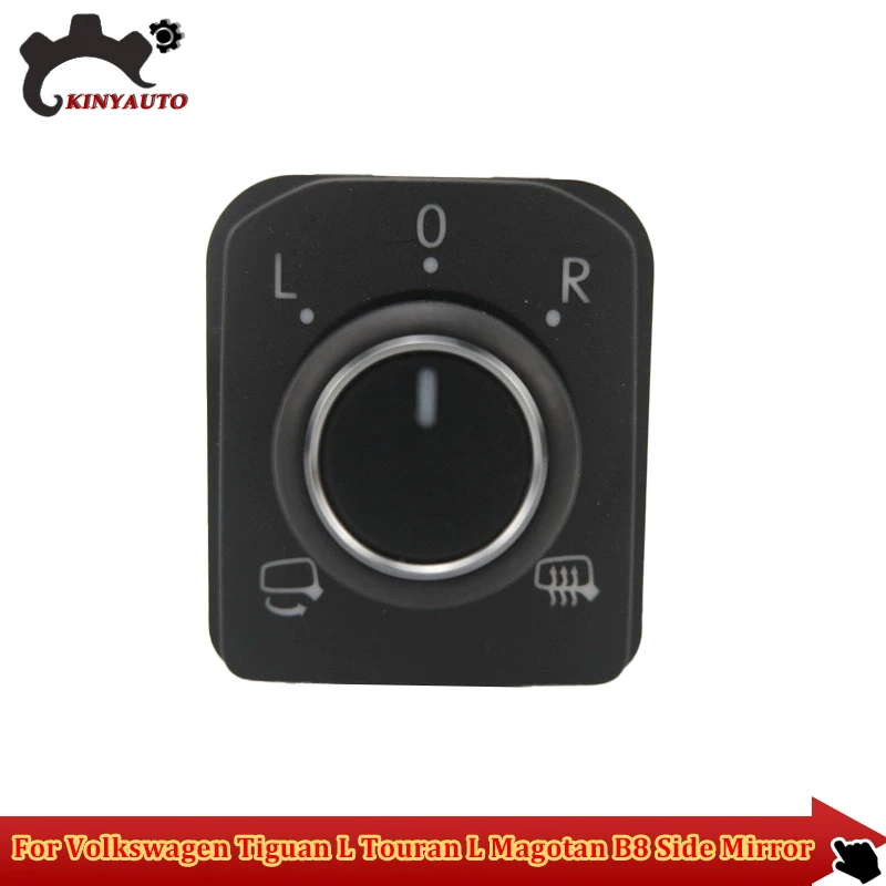 

For Volkswagen VWTiguan L Touran L Magotan B8 Left Door Side External Rearview Mirror Heat Fold Control Mirror Switch