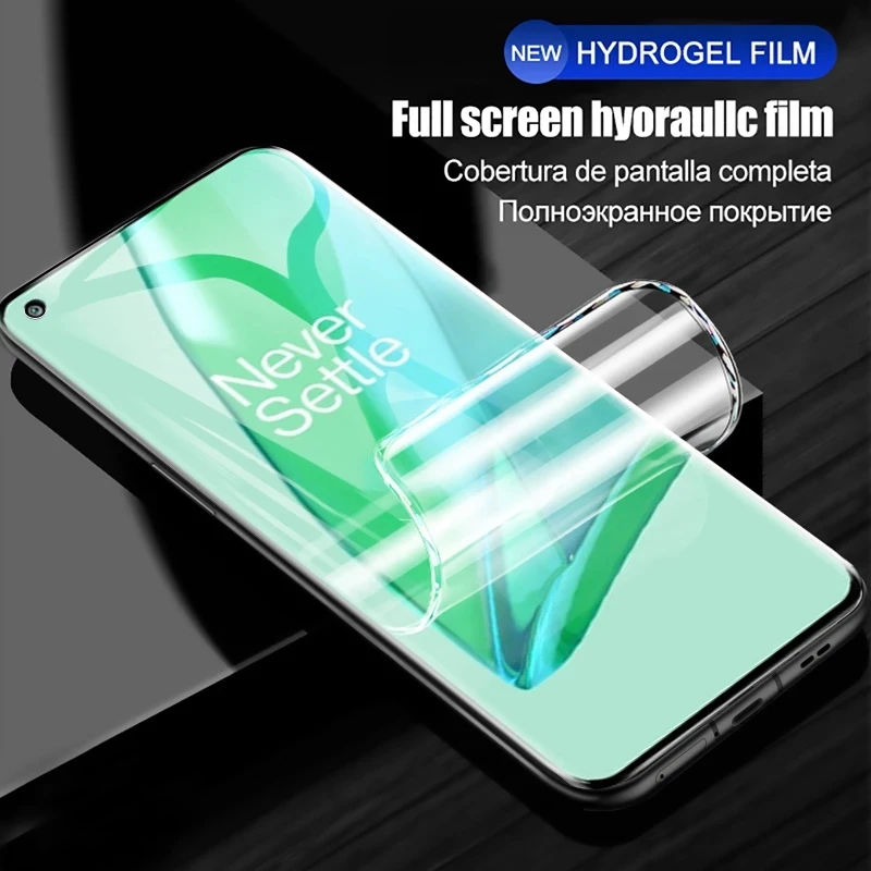 2pcs full cover soft hydrogel film for oneplus 10 9 8 pro nord 2 9r screen protector 8t 7t 7 pro 6t protective film not glass free global shipping