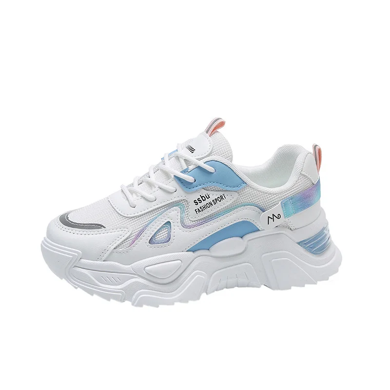 

2022 spring Korean version of versatile net red dad shoes women's fashion leisure elevated thick soled sneakers women's ck802