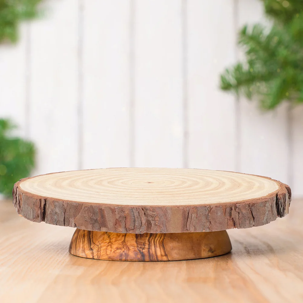 

2Pcs Wood Round Large Wood Slice for Christmas Decors Unfinished Wood Slice Wooden Table Christmas Decor