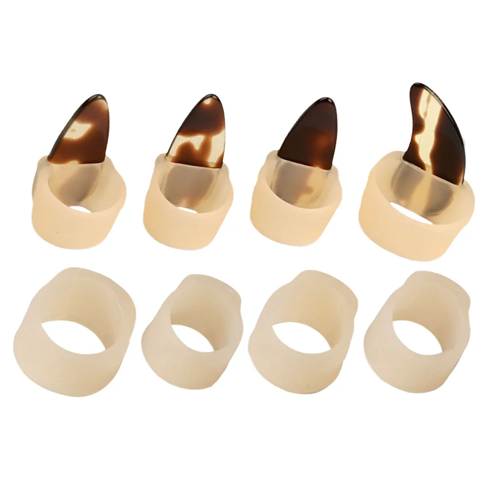 

Nail Supplies Guzheng Set Useful Covers Protection Learning Pick Practice Playing Protectors Silicone Child