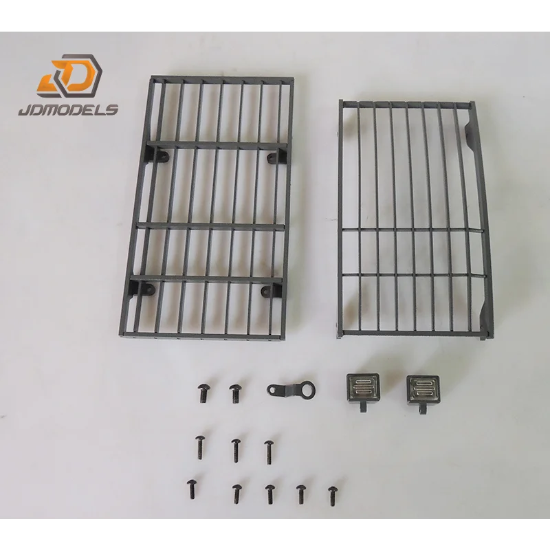 Флюоресцентная защитная сетка для модели гидравлического экскаватора с