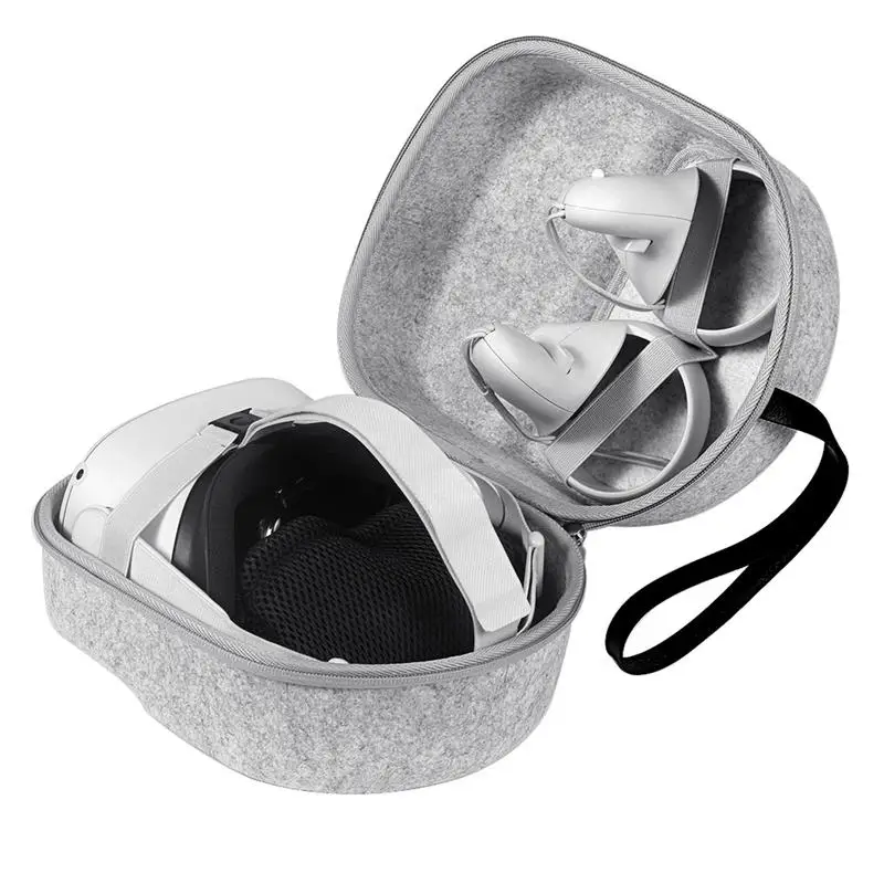 

Hard Felt Travel Storage Bag For Oculus 2 VR Headset Portable Convenient Carrying Case VR Headset Controllers Accessories
