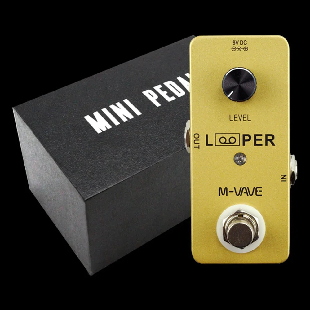 Педаль эффектов для гитары M-VAVE MINI LOOPER Макс. 5-минутное время записи