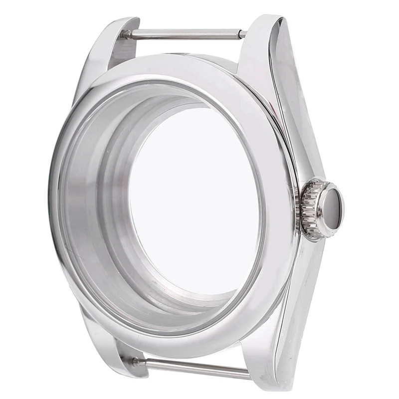 39Mm Stainless Steel Polished Case Sapphire Glass Fit NH35/NH35A NH36/NH35A Movement