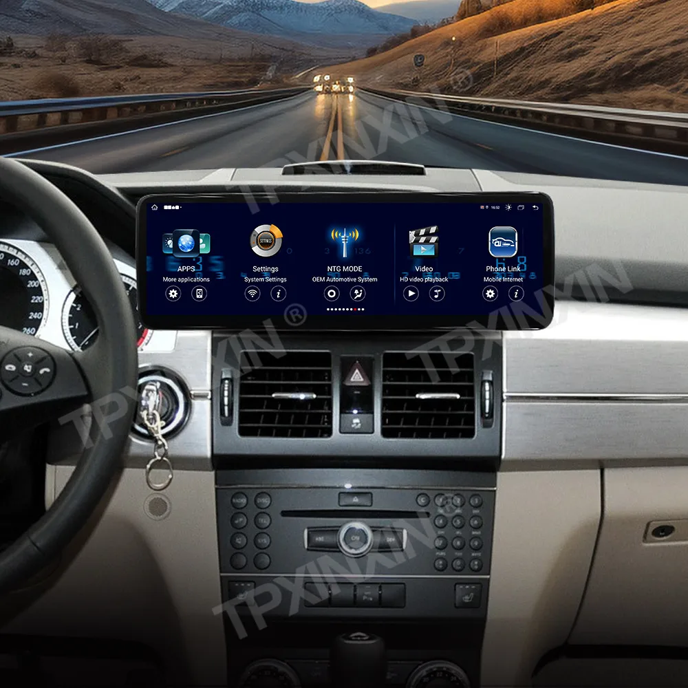 14 9-дюймовый автомобильный радиоприемник для Mercedes Benz GLK X204 2009-2012 мультимедийный