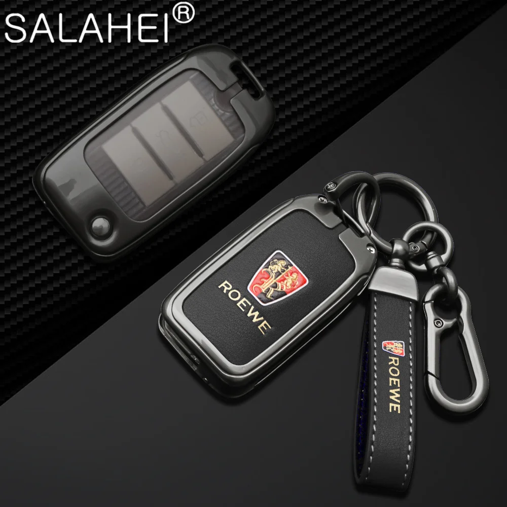 

Car Key Case Cover Shell Holder Protector Fob For Roewe RX3 RX5 RX8 I5 I6 ERX5 350 360 750 2017 Keychain Auto Interior Accessory