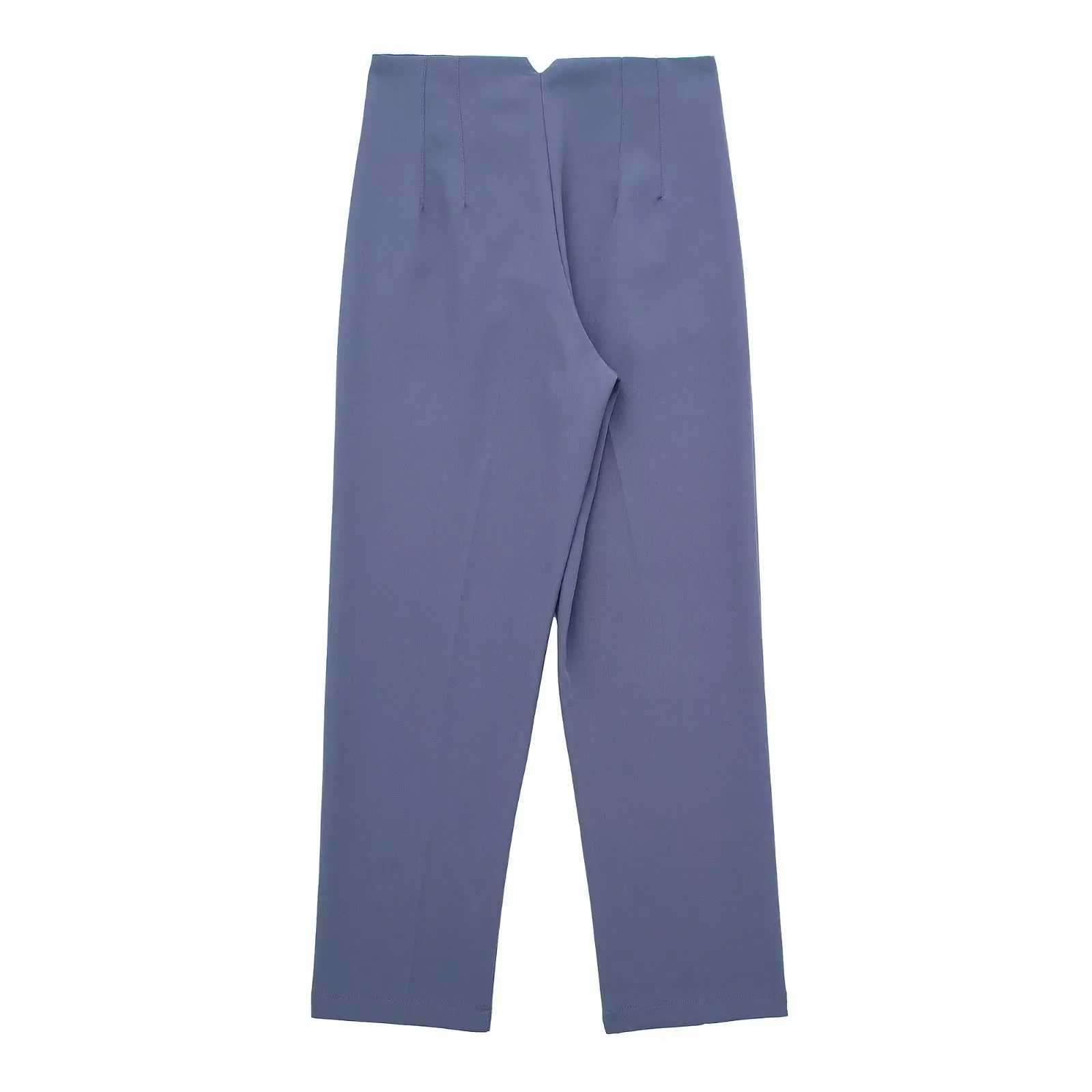 

Dave&Di Office Lady Simple Fashion Straight Suits Trousers Women Simple Pleated High Wasit Casual Pants