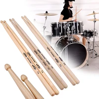 2pcs professional drum sticks high quality wood drumsticks 5a5b7a drum sticks wood tips instrument supplies
